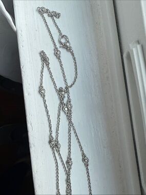 Judith Ripka 35" Sterling Silver Necklace